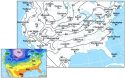 isotherms Map - Earth Science